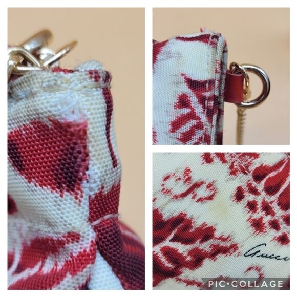 Authentic Gucci Mini Cosmetic Pouch on Chain - Picture 5 of 11